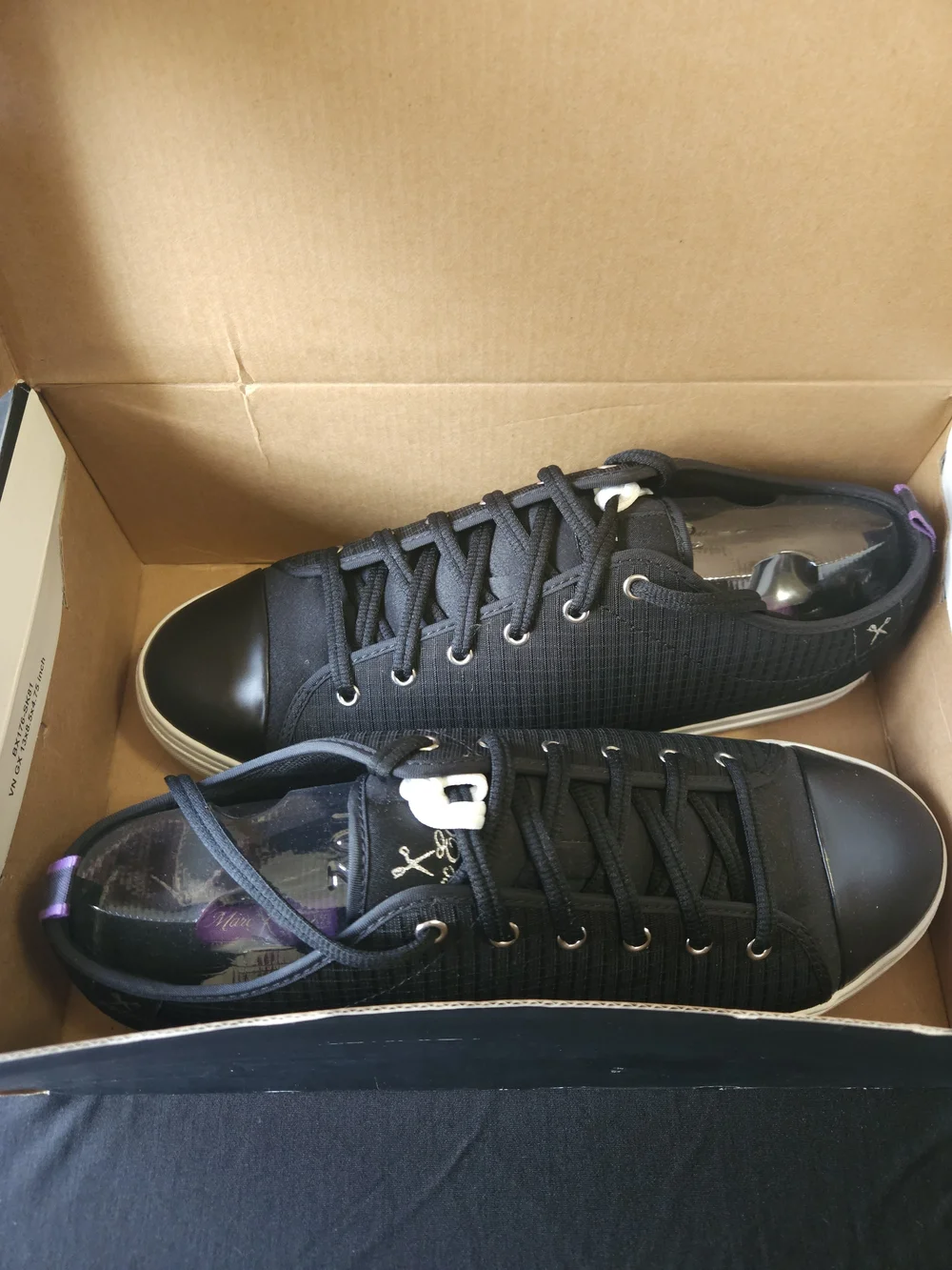 Marc Ecko Black Sneaker with White Logo